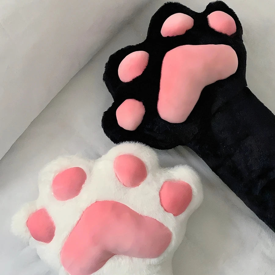 Almohada con forma de pata de gato muy suave y fácil de lavar