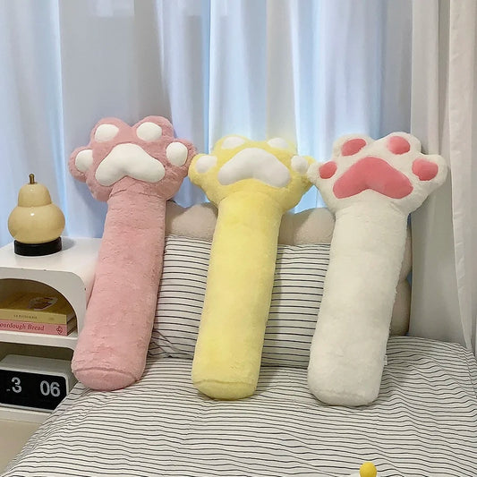 Almohada con forma de pata de gato muy suave y fácil de lavar